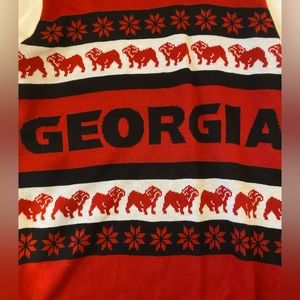 Georgia Bulldogs Ugly Christmas Sweater Men’s Large